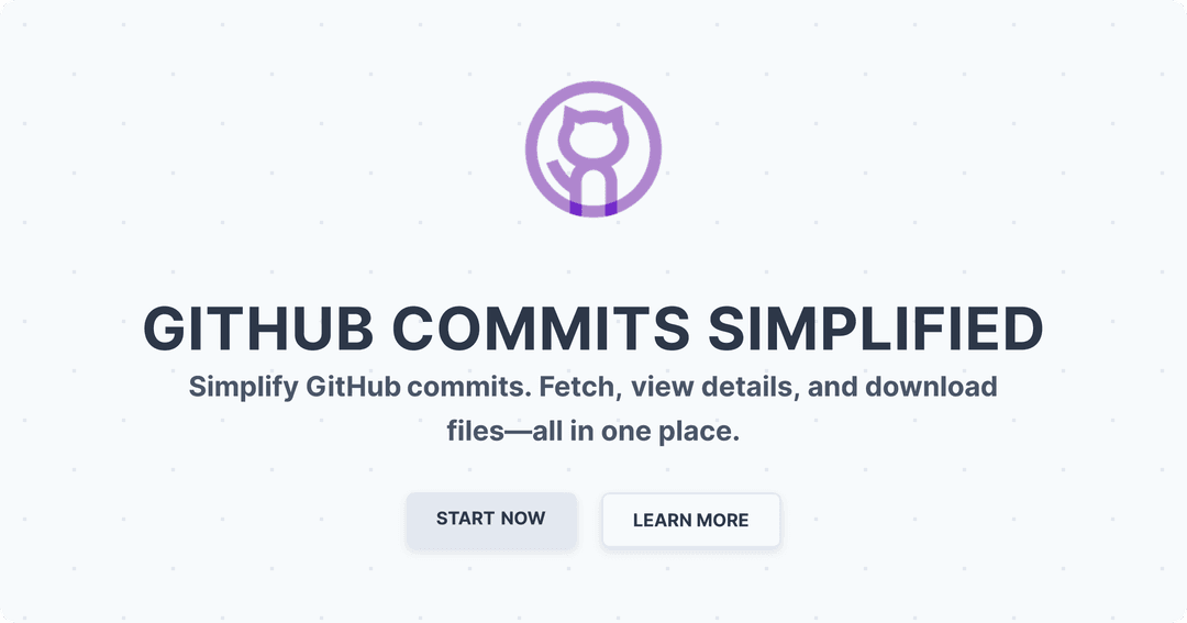 Github Commit Fetcher